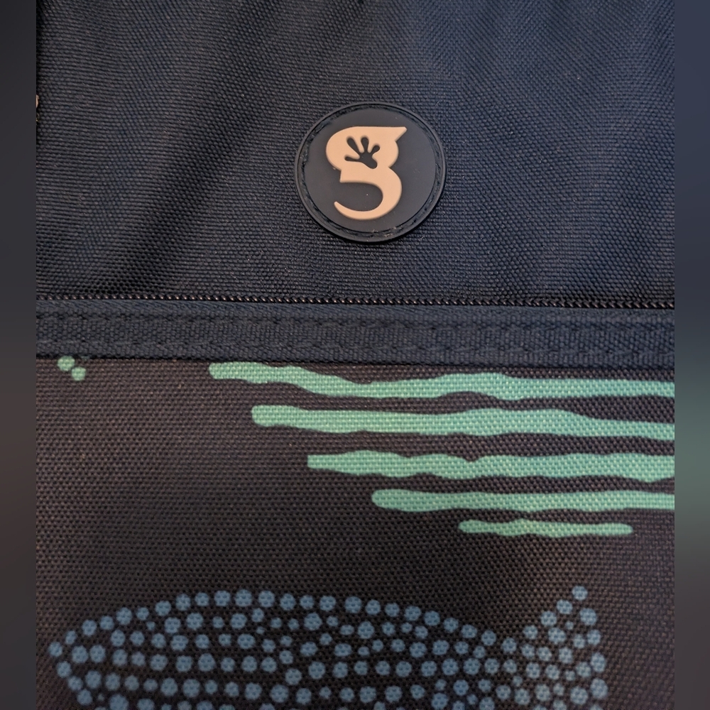 Geckobrand Extra Large Beach Shopping Tote 2 Handles 23 X 14 Fish Blue Green - Picture 3 of 10